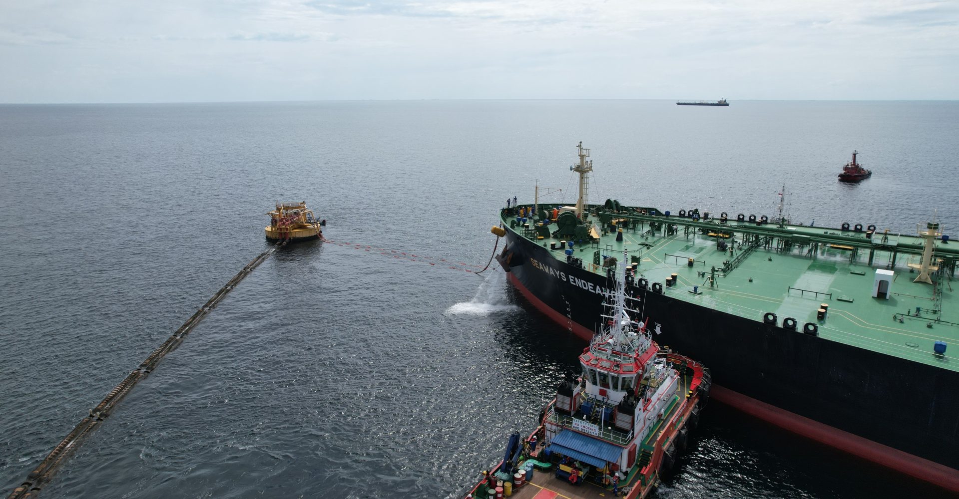 Seaways Endeavor’ discharges using the Single Buoy Mooring at Balikpapan, Indonesia