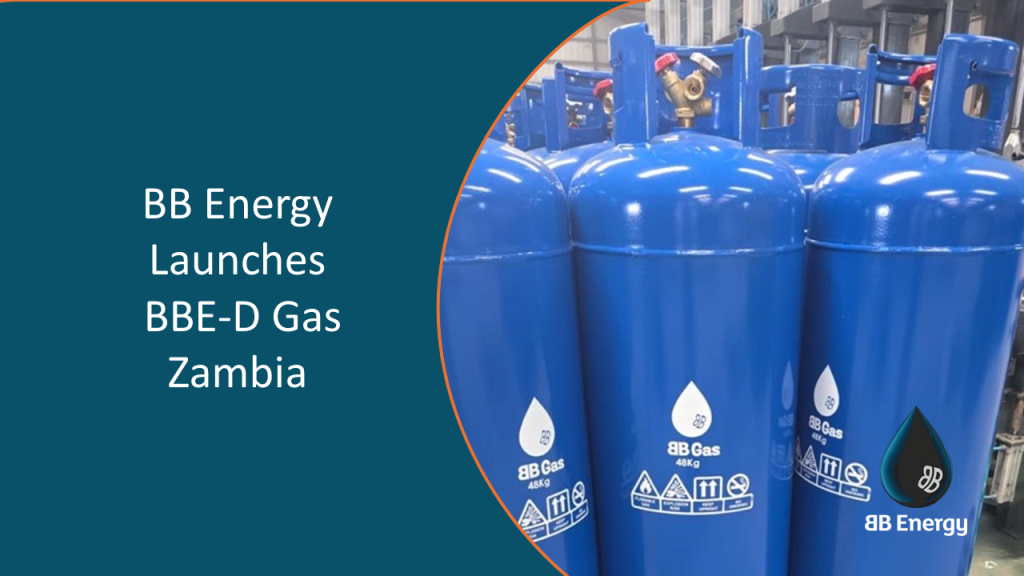 As LPG Cannisters as BB Energy launches LPG distribution business in Zambia