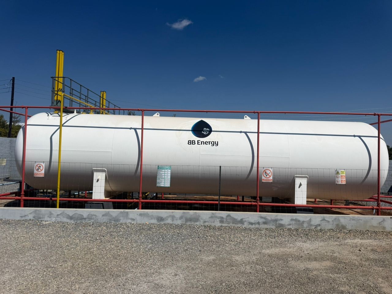 BB Energy branded Gas Cylinder Zambia